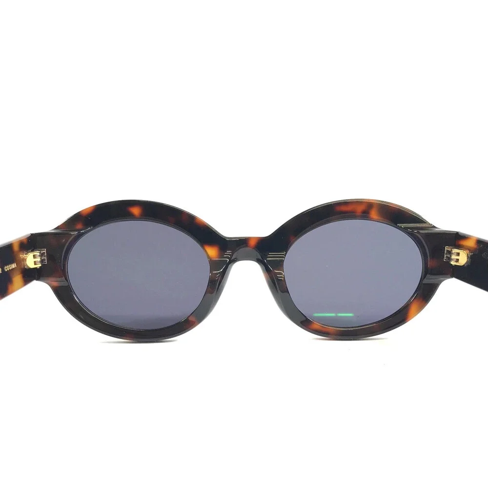 Gigi Studios Sunglasses COSIMA 6867/2 Dark Tortoise Oval Frames with Gray Lenses